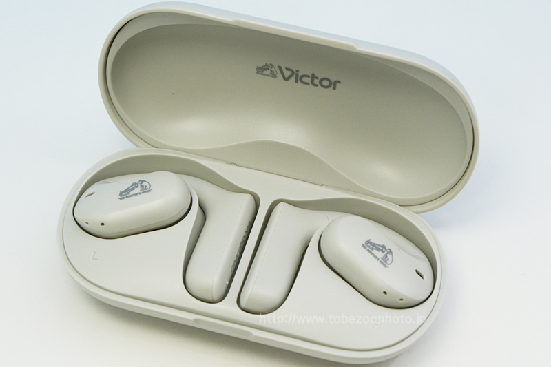 ワイヤレスイヤホンVictorHA‐NP35T耳をふさがない新感覚リスニングスタイルnearphonesシリーズ