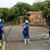 愛媛県立とべ動物園 ・ 動物脱出対策訓練の写真１３