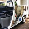 とべ動物園内を三輪電気自動車（EV）が走行の写真７