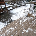 アシカ舎　（真冬、雪景色の愛媛県立とべ動物園　撮影2022年12月23日）