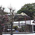 保護鳥獣舎　（真冬、雪景色の愛媛県立とべ動物園　撮影2022年12月23日）