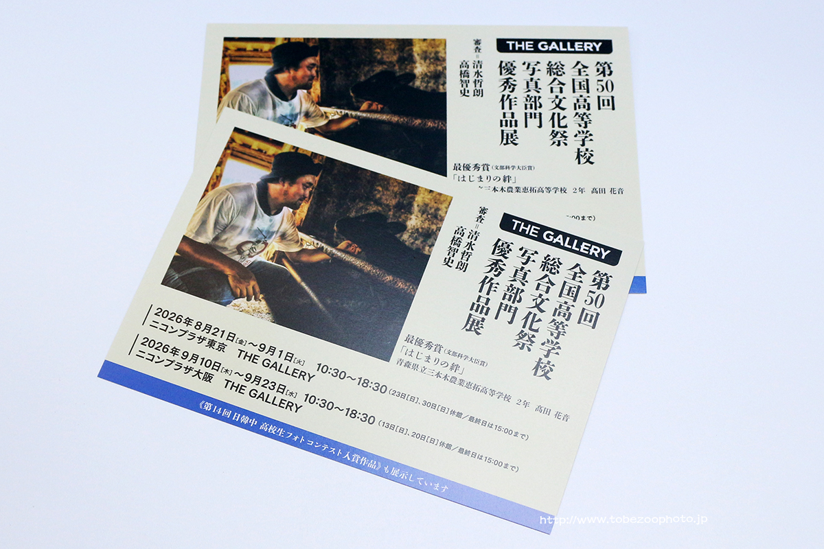 第50回 全国高等学校 総合文化祭 写真部門 優秀作品展